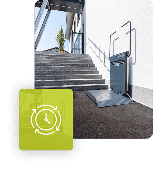 plateforme monte escalier robuste